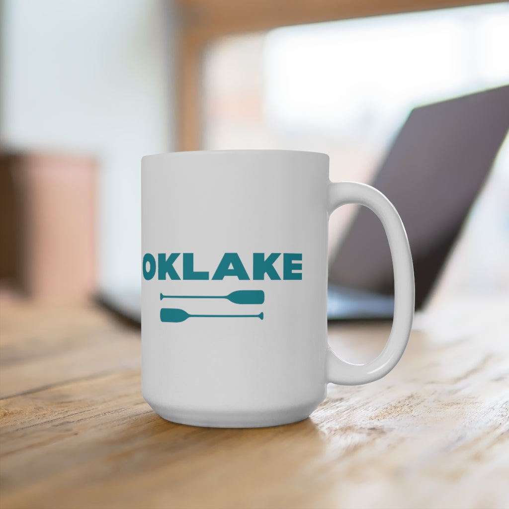 OK LAKE Ceramic Mug 15oz