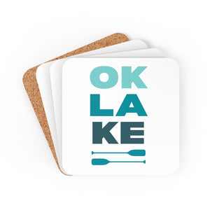 OK LAKE Corkwood Coaster Set